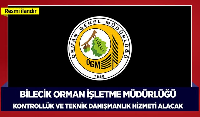 KONTROLLÜK VE TEKNİK DANIŞMANLIK HİZMETİ ALINACAKTIR