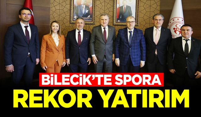 Bilecik’te Spora Rekor Yatırım