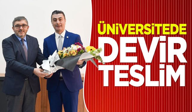 Üniversitede devir teslim