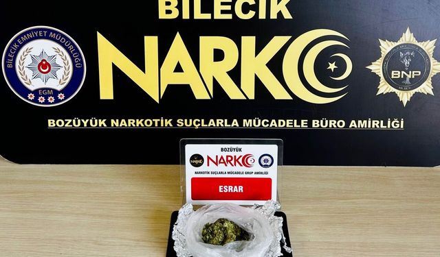 Bozüyük’te Uyuşturucu Operasyonu
