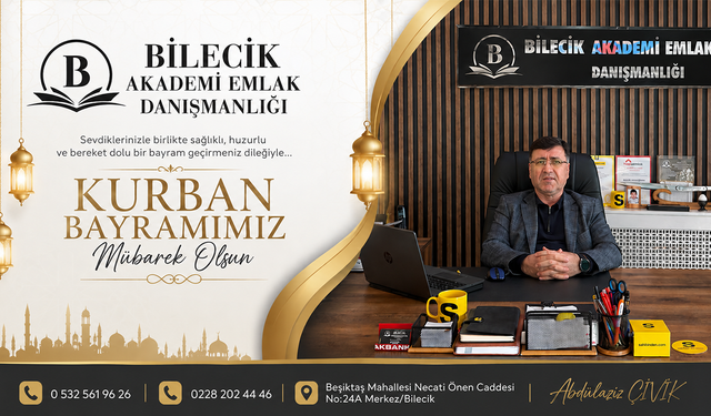 ABDÜLAZİZ ÇİVİK KURBAN BAYRAMI TEBRİĞİ