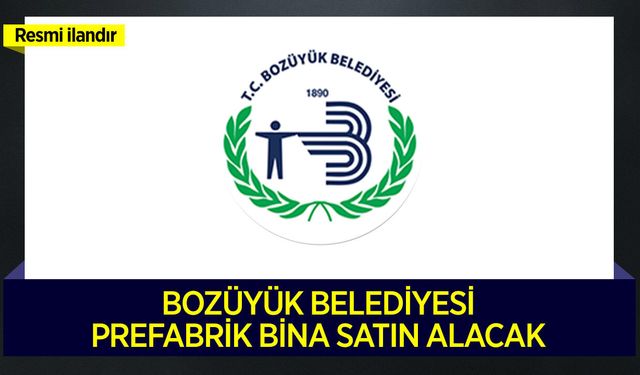 PREFABRİK BİNA SATIN ALINACAKTIR