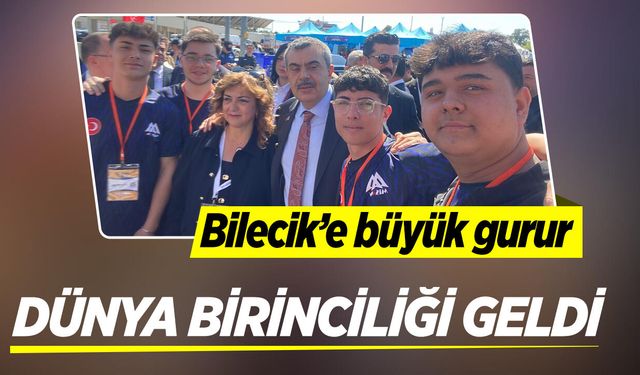 Bilecik'e büyük gurur: Dünya birinciliği geldi