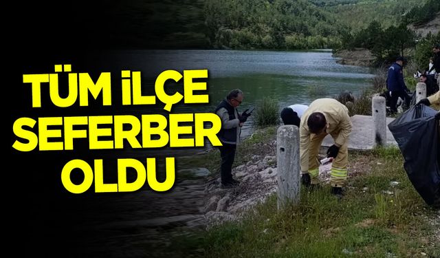 Tüm ilçe seferber oldu