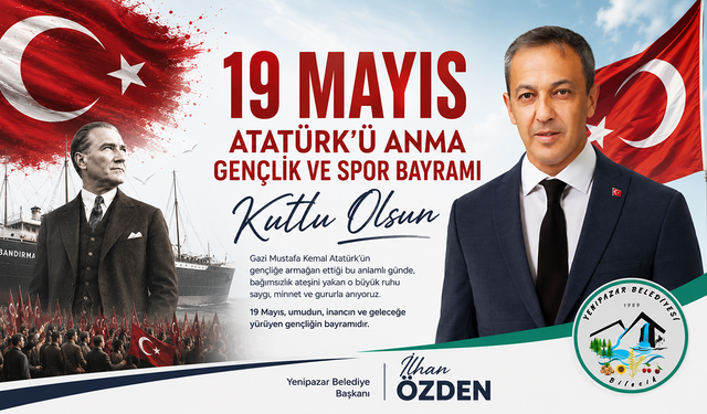 BAŞKAN ÖZDEN'DEN 19 MAYIS KUTLAMA MESAJI