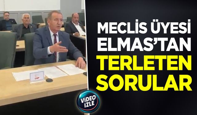Meclis Üyesi Elmas'dan Terleten Sorular