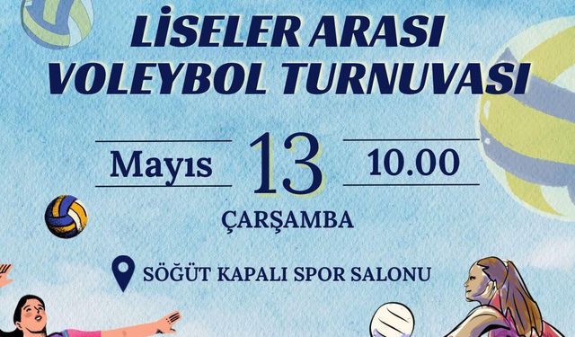Söğüt’te Liseler Arası Voleybol Turnuvası Başlıyor