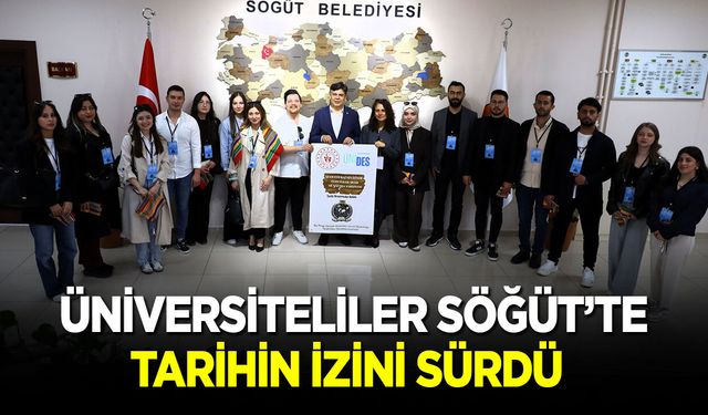 Üniversiteliler Söğüt’te tarihin izini sürdü
