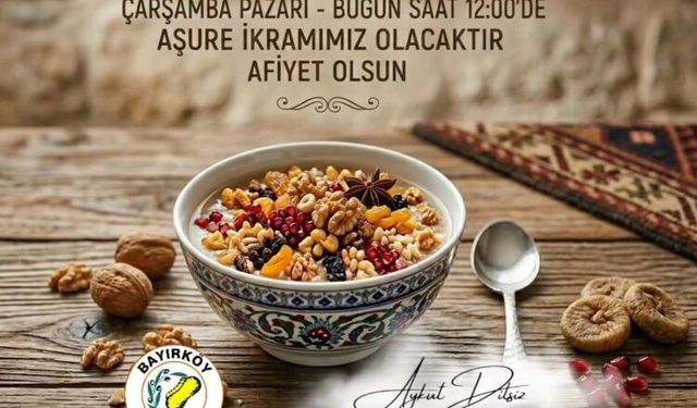 Bayırköy’de Aşure Bereketi