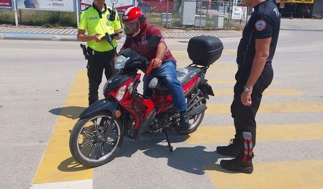 Bozüyük’te Motosiklet Denetimi