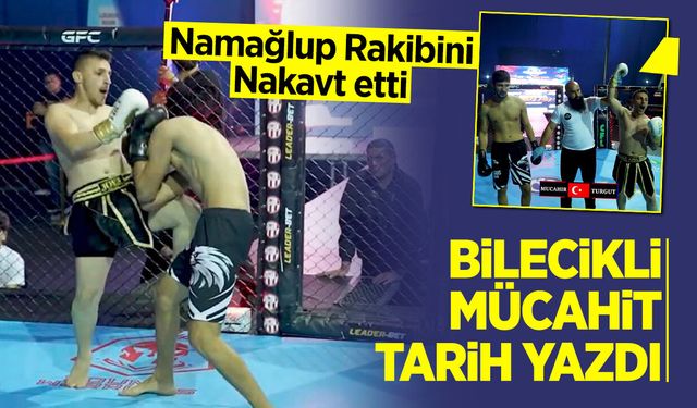 Bilecikli Mücahit Tarih Yazdı: Namağlup Rakibini Nakavtla Devirdi
