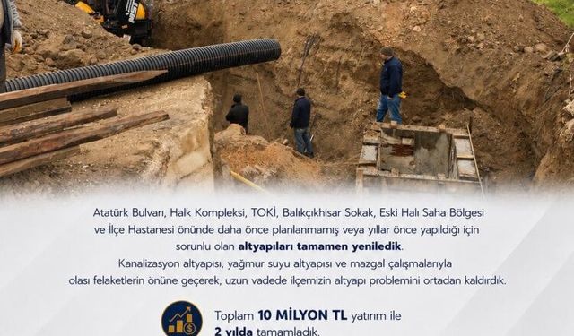Osmaneli’nde Altyapı Çalışmaları Sürüyor