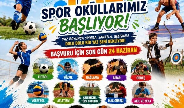 Söğüt’te Yaz Spor ve Sanat Okulları Başlıyor