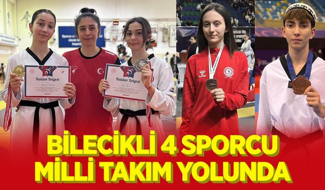 Bilecikli 4 Sporcu Milli Takım Yolunda
