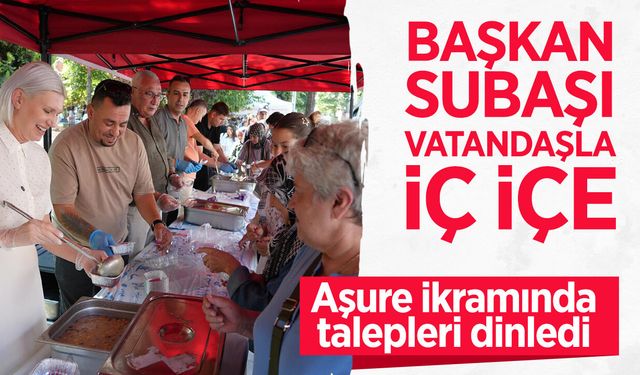 Başkan Subaşı Vatandaşla İç İçe