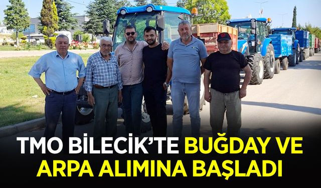 TMO Bilecik’te Buğday ve Arpa Alımına Başladı