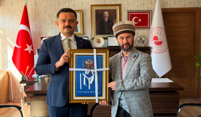 Hakkı Kaptan'dan Kaymakam Onur Titiz'e Anlamlı Ziyaret