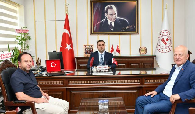Ramazan Kurtulmuş'tan Kaymakam Yılmaz'a Ziyaret