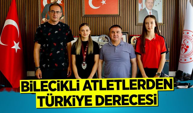 Bilecikli Atletlerden Türkiye Derecesi