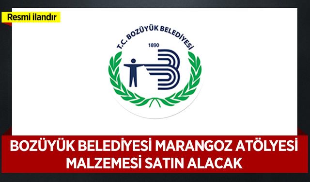 MARANGOZ ATÖLYESİ MALZEMESİ SATIN ALINACAKTIR