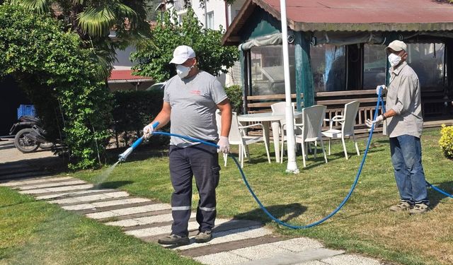 Bayırköy’de İlaçlama Seferberliği