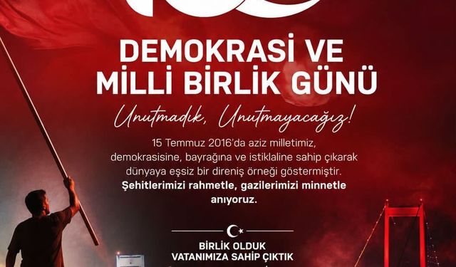 Bilecik Gençlik ve Spor İl Müdürlüğünden 15 Temmuz Mesajı: “Zaferin Adı Türkiye”