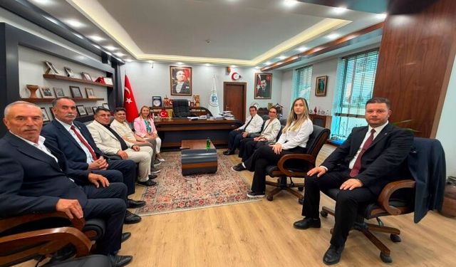 MHP Heyetinden Başkan Tekin'e Ziyaret