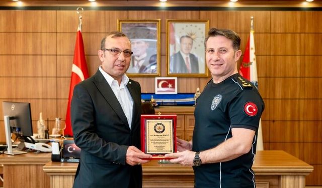 Polis Memuru Saatci’ye Vefa Plaketi
