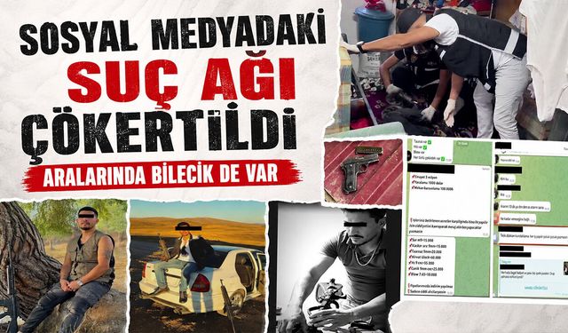 Sosyal Medyadaki Suç Ağı Çökertildi! Aralarında Bilecik de var...