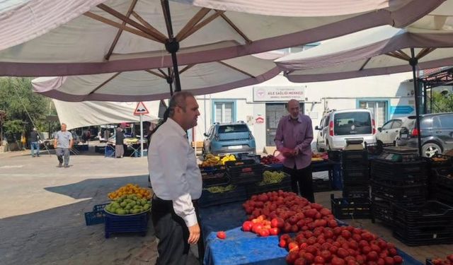 Başkan Dilsiz, pazarcı esnafı ve vatandaşlarla buluştu