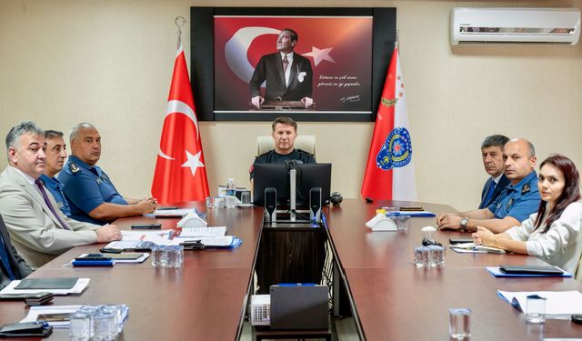 Bilecik Emniyetinde Aylık Değerlendirme Toplantısı