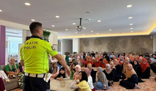 Bozüyük’te Kur’an Kursu Öğrencilerine Trafik Eğitimi