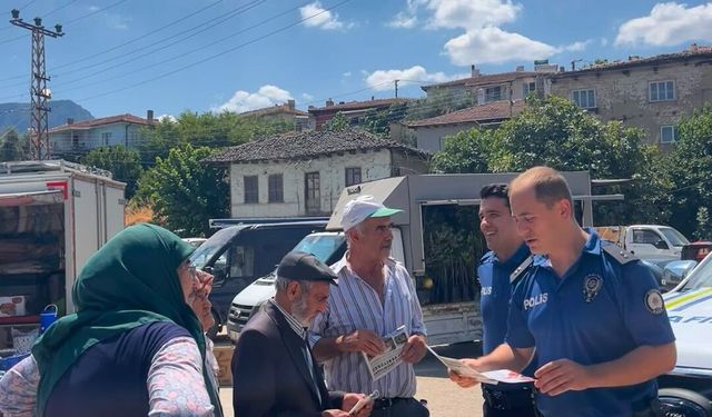 İnhisar’da vatandaşlara dolandırıcılık ve hırsızlık uyarısı