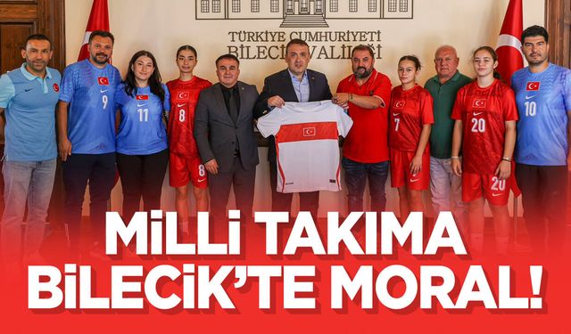 Milli Takıma Bilecik'te Moral!