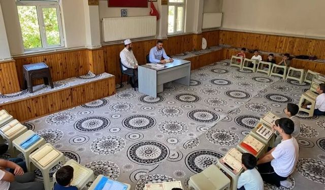 Müftü Arpacı’dan Yaz Kur’an Kursu Öğrencilerine Ziyaret