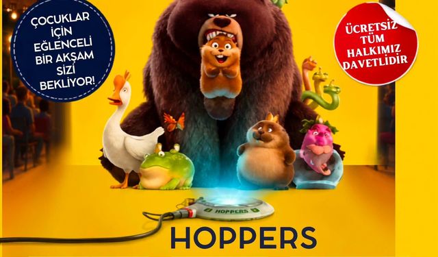 Osmaneli’de Yıldızların Altında Sinema Keyfi: Hoppers Gösterilecek