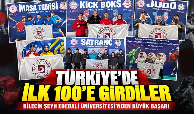 Türkiye'de İlk 100'e Girdiler