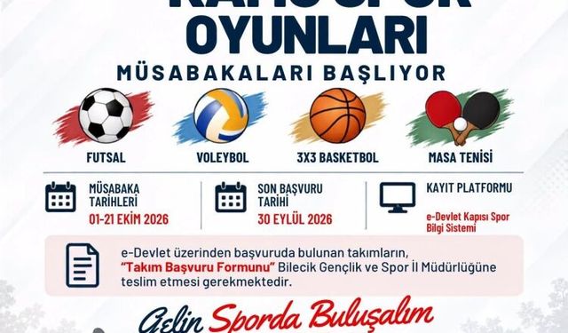 Kamu Spor Oyunları İçin Geri Sayım Başladı