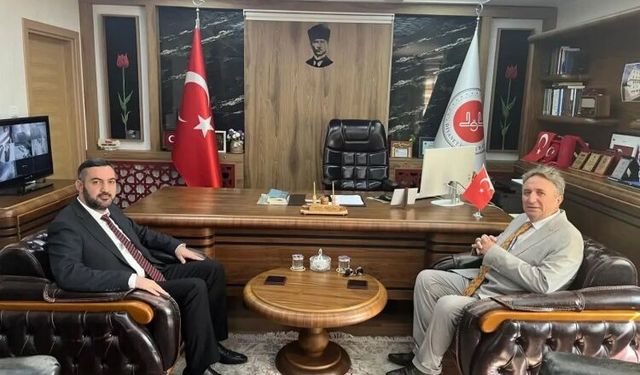 Kaymakam Helvacı’dan Müftü Arpacı’ya İade-i Ziyaret