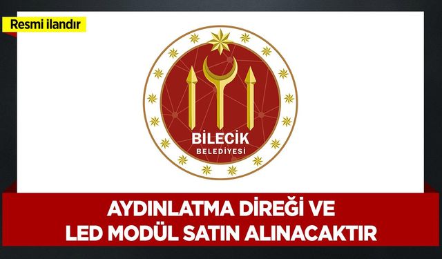 AYDINLATMA DİREĞİ VE LED MODÜL SATIN ALINACAKTIR