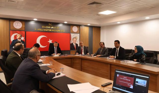 BİLECİK’TE EĞİTİM HEDEFLERİ MASAYA YATIRILDI