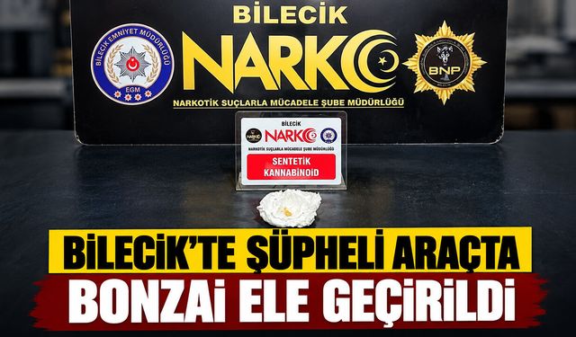 Bilecik'te Şüpheli Araçta Bonzai Ele Geçirildi