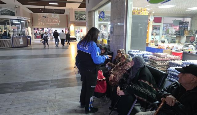 Bozüyük’te pazarda vatandaşlara dolandırıcılık uyarısı
