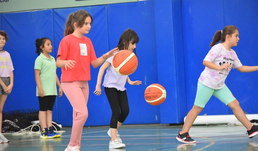 Basketbol kursu yoğun ilgi gördü