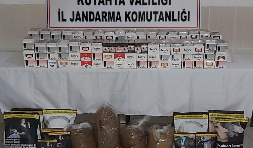 Jandarmadan kaçak sigara operasyonu