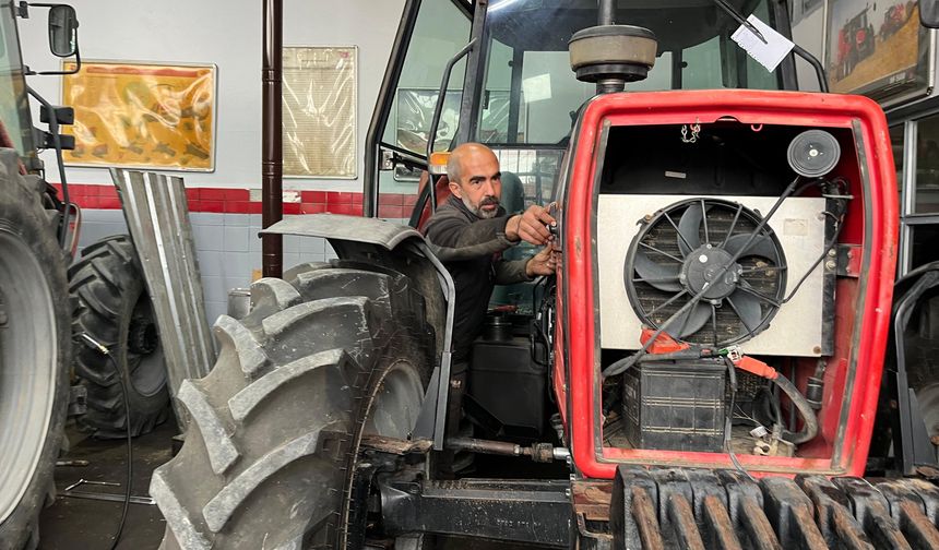 Traktöre yapılmayan bakımın maliyeti 100 bin liradan başlıyor