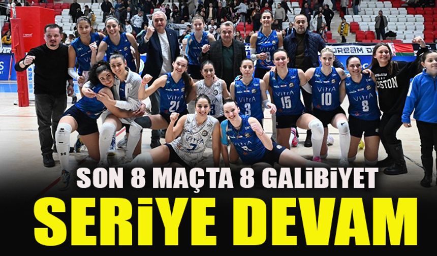 Seriye devam son 8 maçta 8 galibiyet