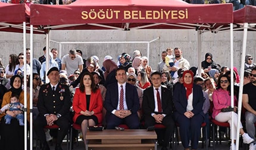 SÖĞÜT'TE 23 NİSAN COŞKUSU DOYASIYA YAŞANDI
