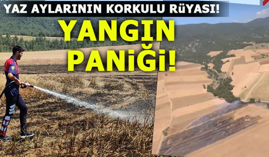 YANGIN PANİĞİ!