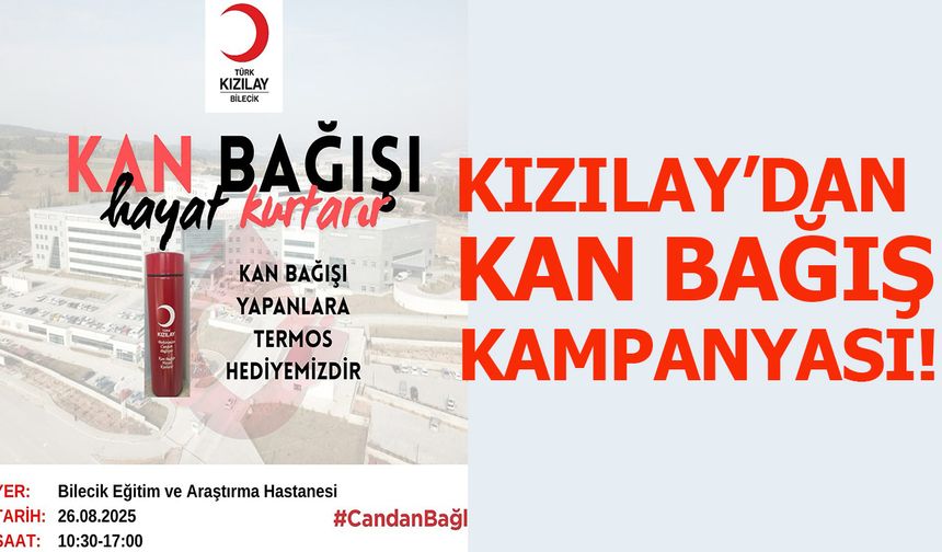 Kızılay’dan Kan Bağışı Etkinliği: “Bir Ünite Kan, Bir Hayat”